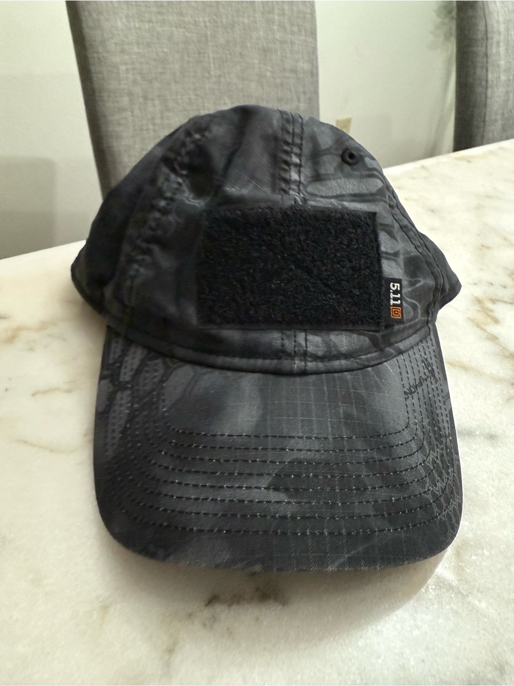 5.11 Tactical Black Kryptek Typhon Cap w Hook-and-Loop Patch